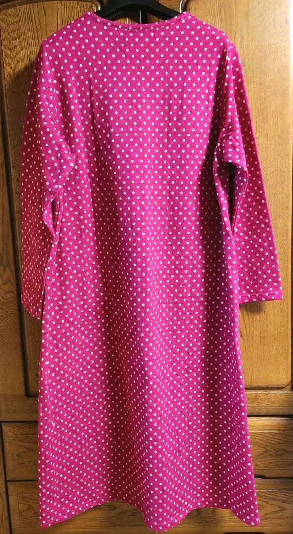 新品タグ付き ワコール マタノアツコ パジャマ ワンピ ルームウェア ドット