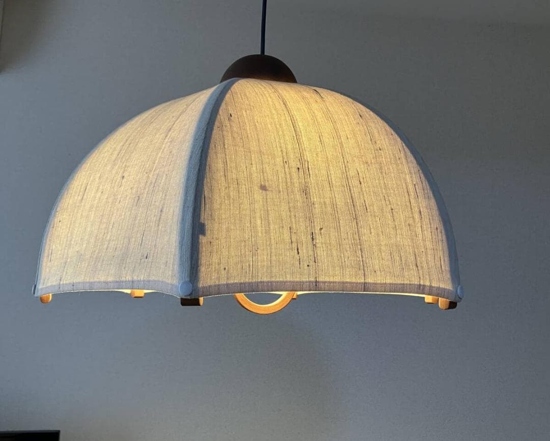 ★超レア2灯 Domus ランプ 70年代 ドムス ドムズ チーク材 ライト