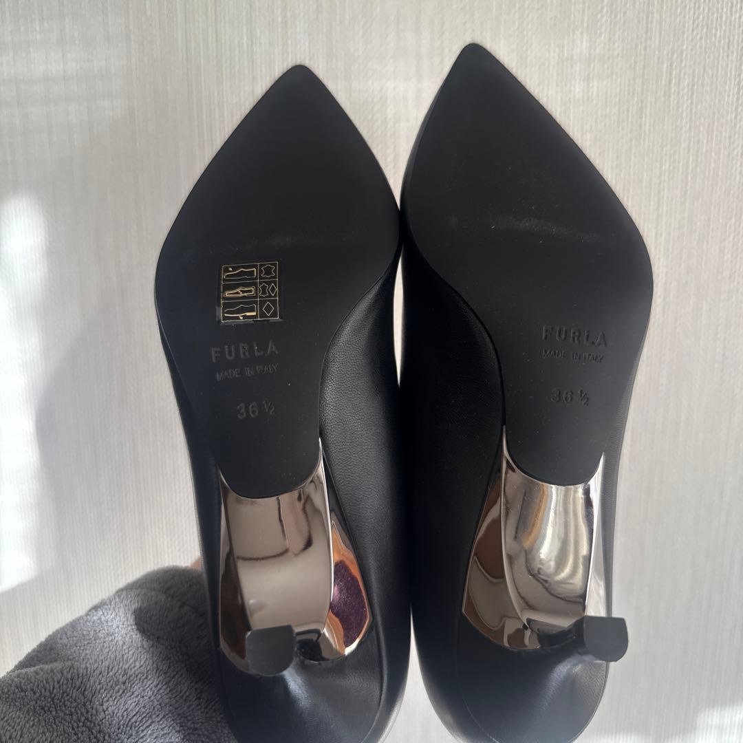 FURLA パンプス　黒　361/2