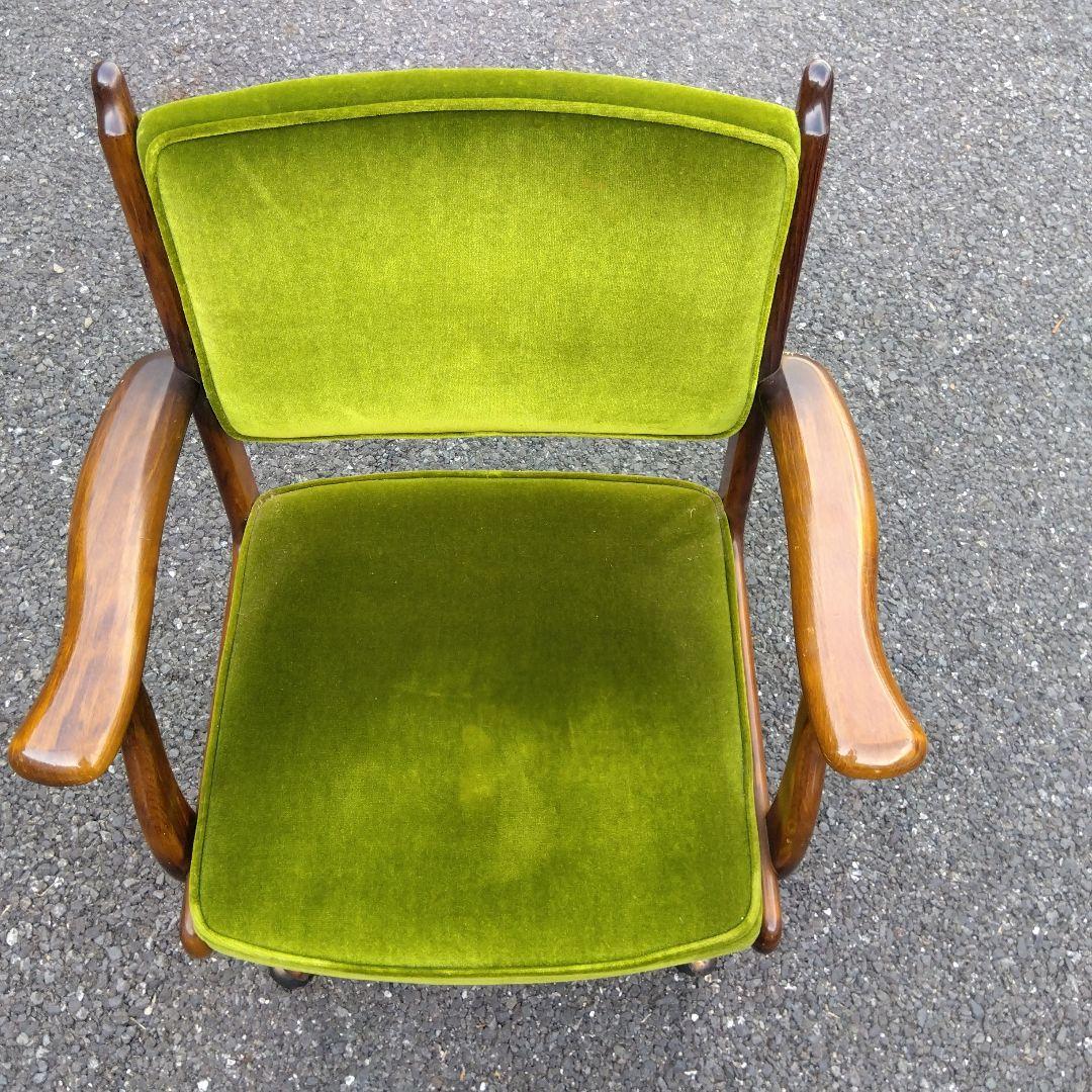 カリモク カリモク60　ヴィンテージ・デスクチェア　役員用チェア　回転椅子