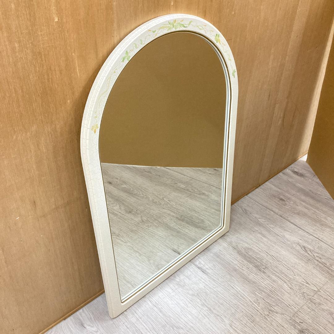 アンティーク調　アーチ型　ウォールミラー　壁掛け　鏡