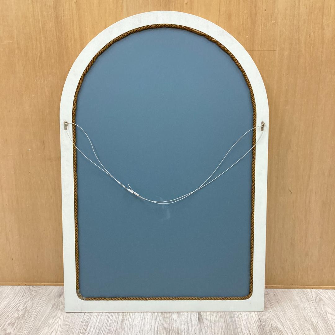 アンティーク調　アーチ型　ウォールミラー　壁掛け　鏡