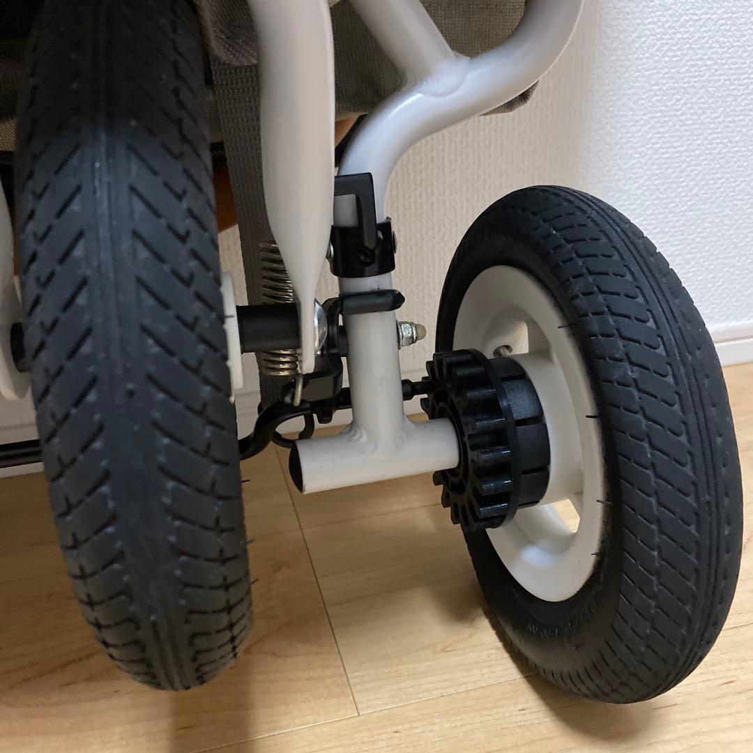 AIRBUGGY ダブルベビーカー グレー ココダブル EX マット付