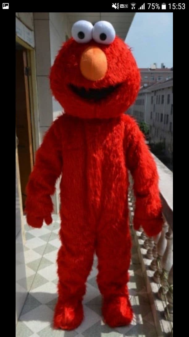 ハロウィン特価！エルモクッキーモンスターコスプレ　着ぐるみ　二次会　余興