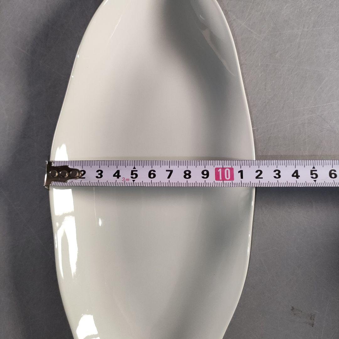 A1389-3/大倉陶園/金彩葉形銘々皿 大1客・小6客/向付/菓子皿/懐石道具