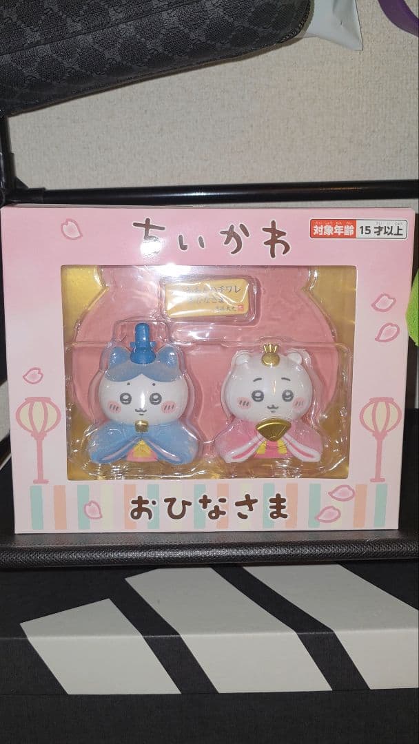 【ちいかわ】ちいかわ&ハチワレ ミニ雛 人形 おひなさま