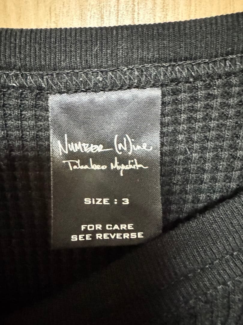 number nine サーマル　ワッフル　ナンバーナイン　宮下期