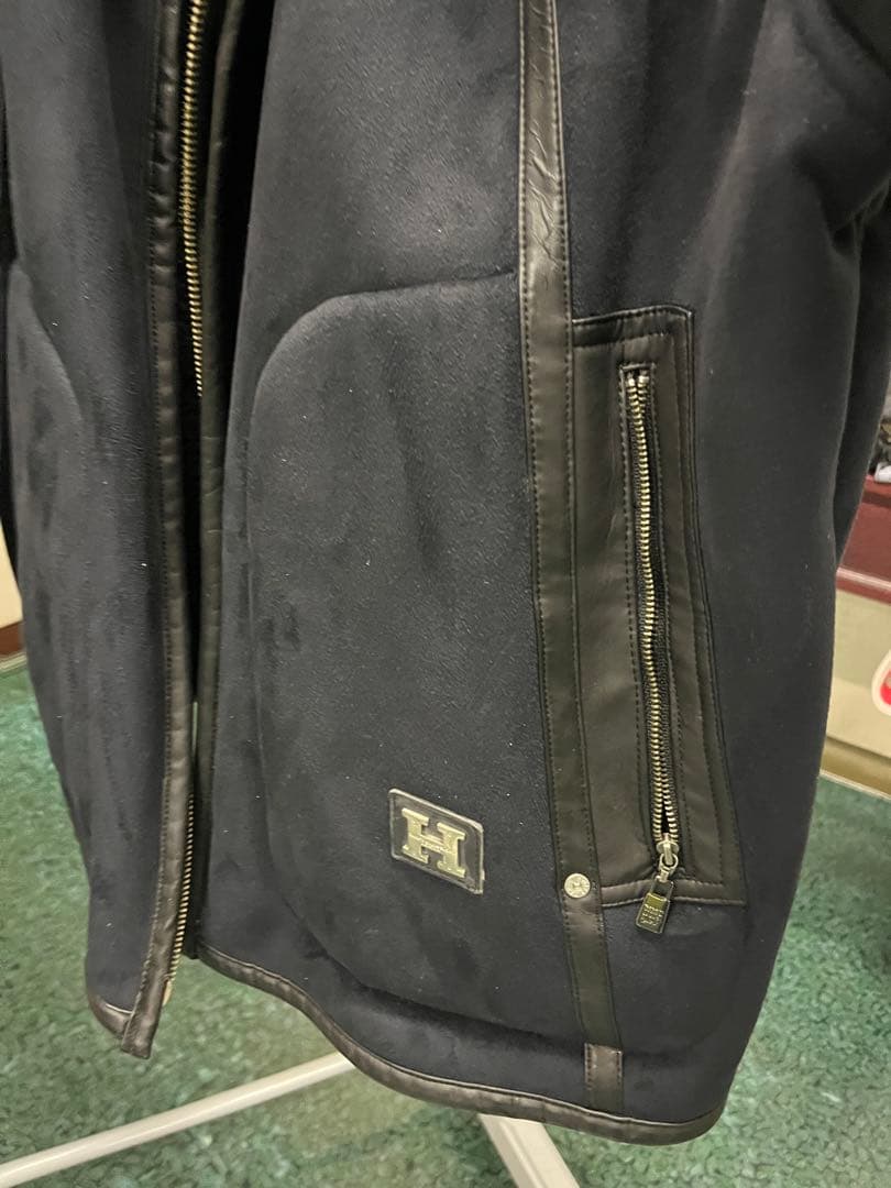 【美品】HARDY AMIES スウェード調ブルゾン LLサイズ