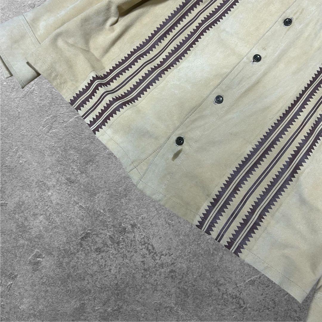 ISAMUKATAYAMA BACKLASH カンガルーレザー 長袖シャツ 本革