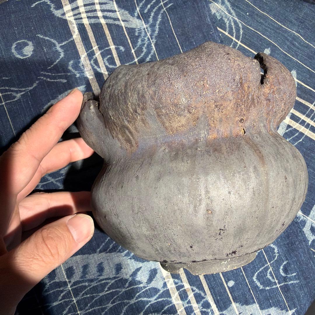 細川政己　植木鉢　中古