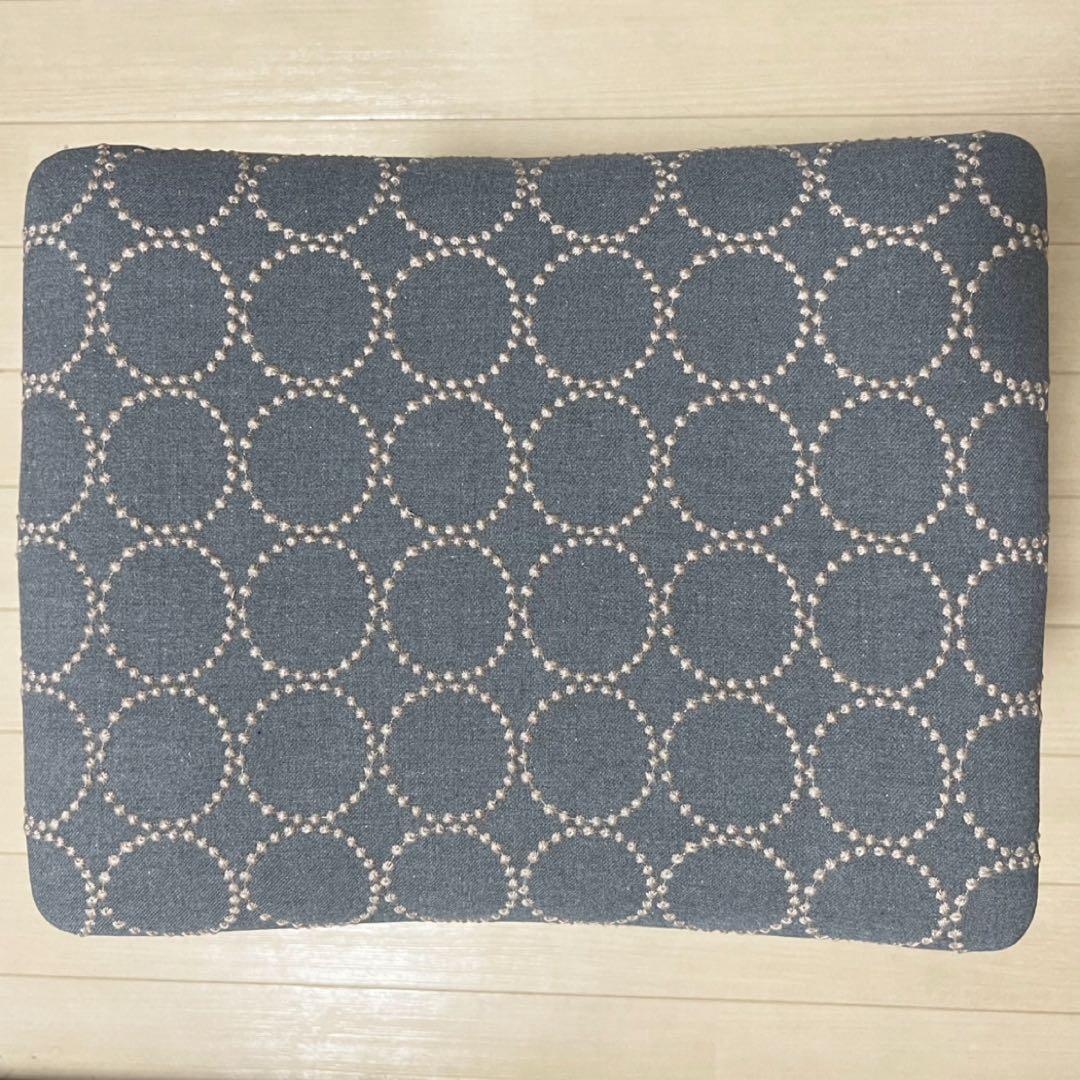 ミナペルホネン スツール タンバリン 太脚 【グレー/ブルー】 椅子 腰掛け