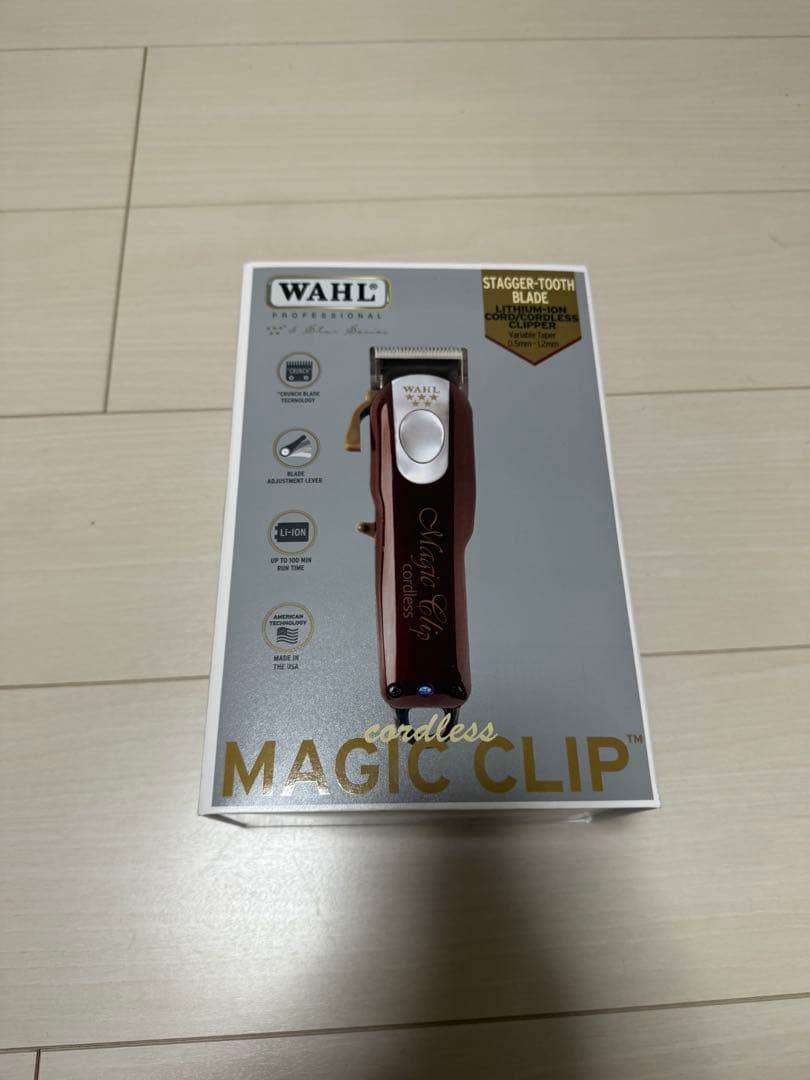 WAHL MAGIC CLIP コードレスバリカン