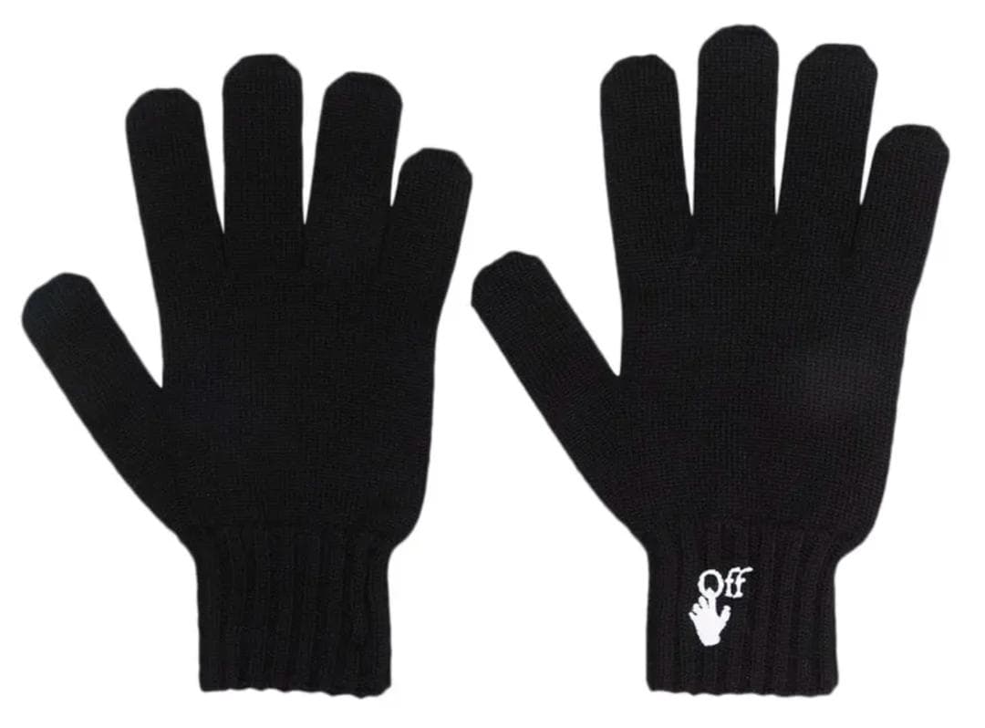 青山店購入 Off-White Hand Off Wool Glovesグローブ