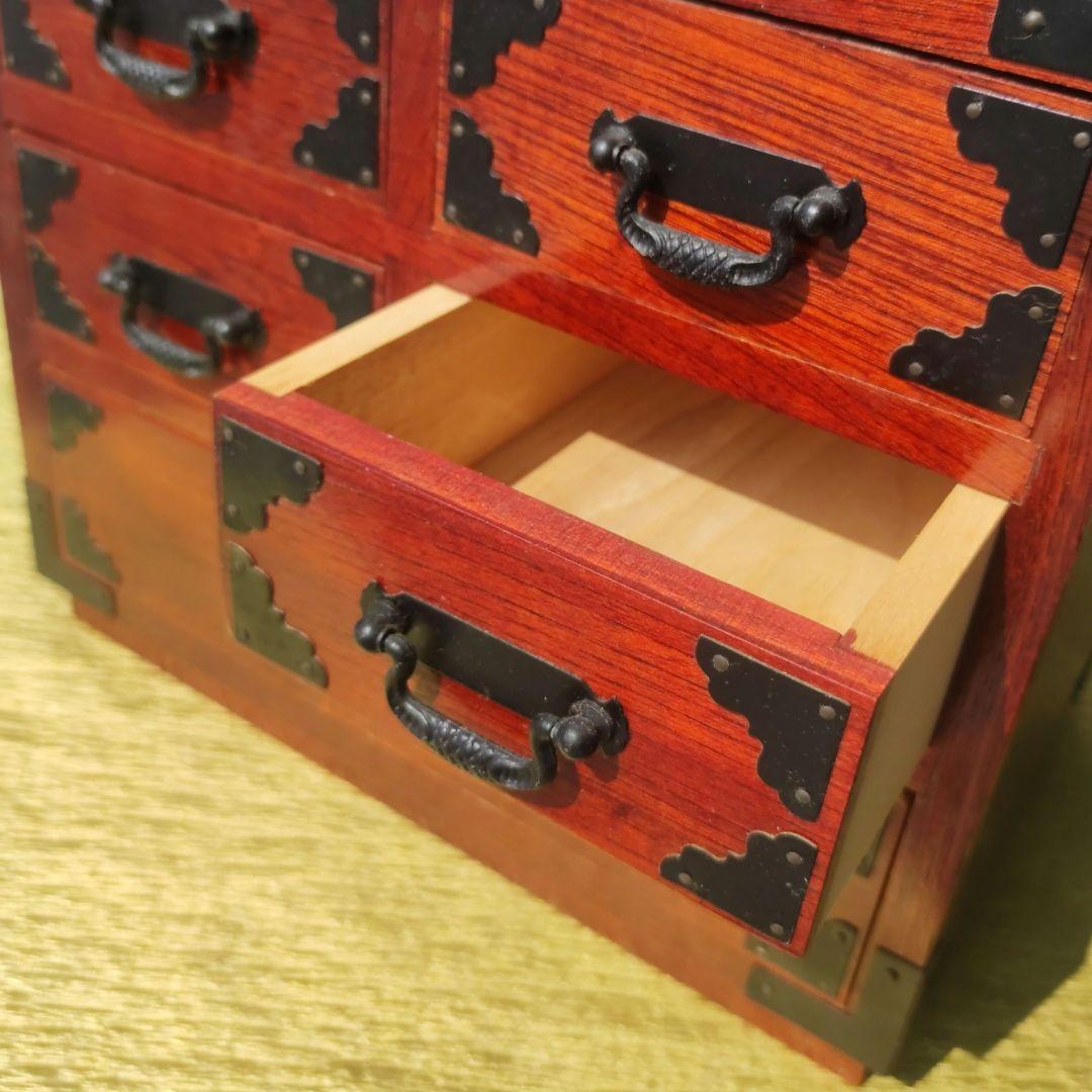 木製小物入れ【引出し5つ】