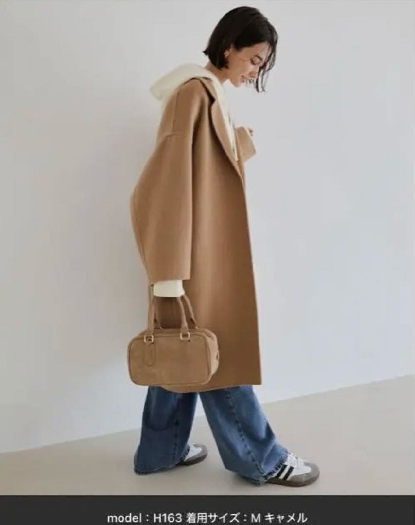 evernavy リバーロングコクーンコート Mサイズ