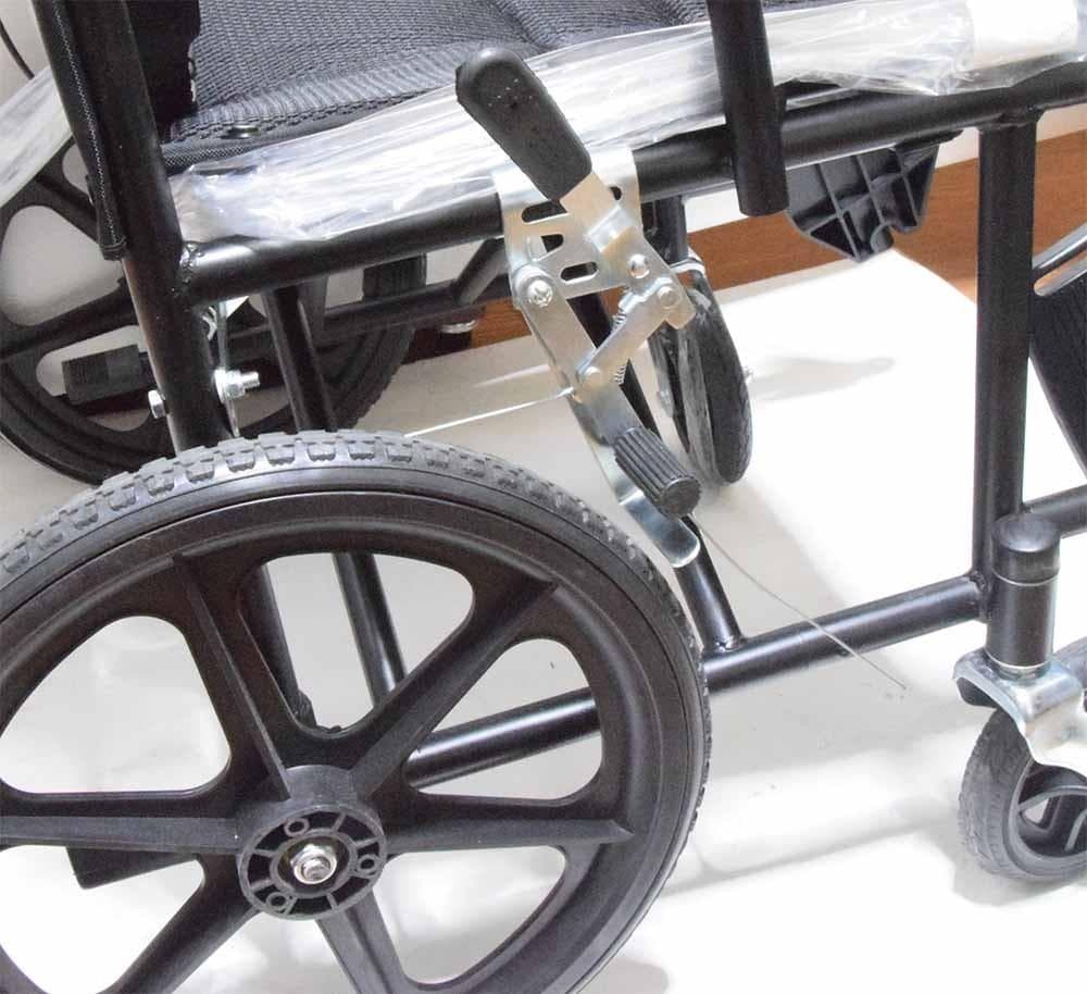 超軽量 コンパクト介助用車椅子 折り畳み式 介助ブレーキ付き KG05