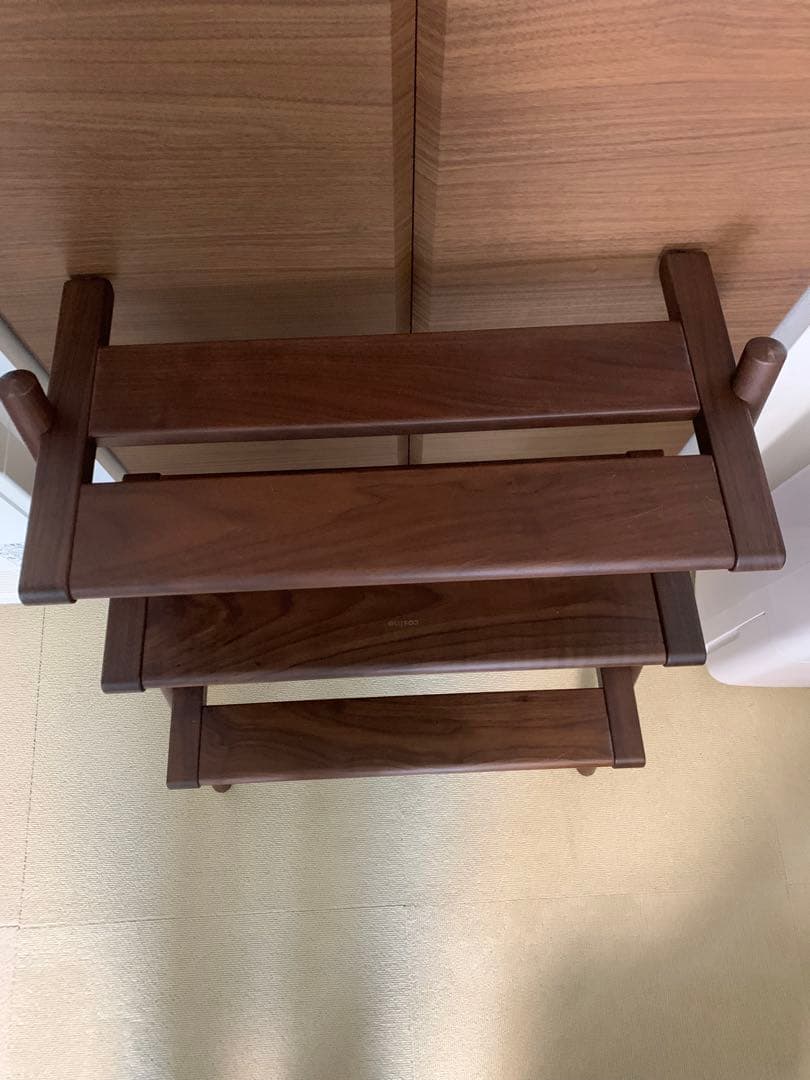 高級シューズラック北海道タモ材