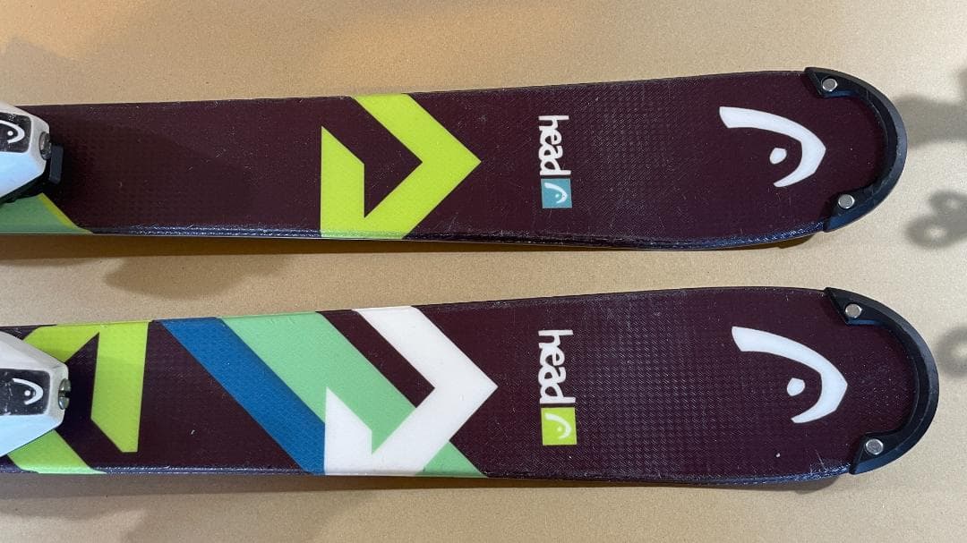 スキー板　キッズ　ヘッド　117㎝　ツインチップ　フリースキー