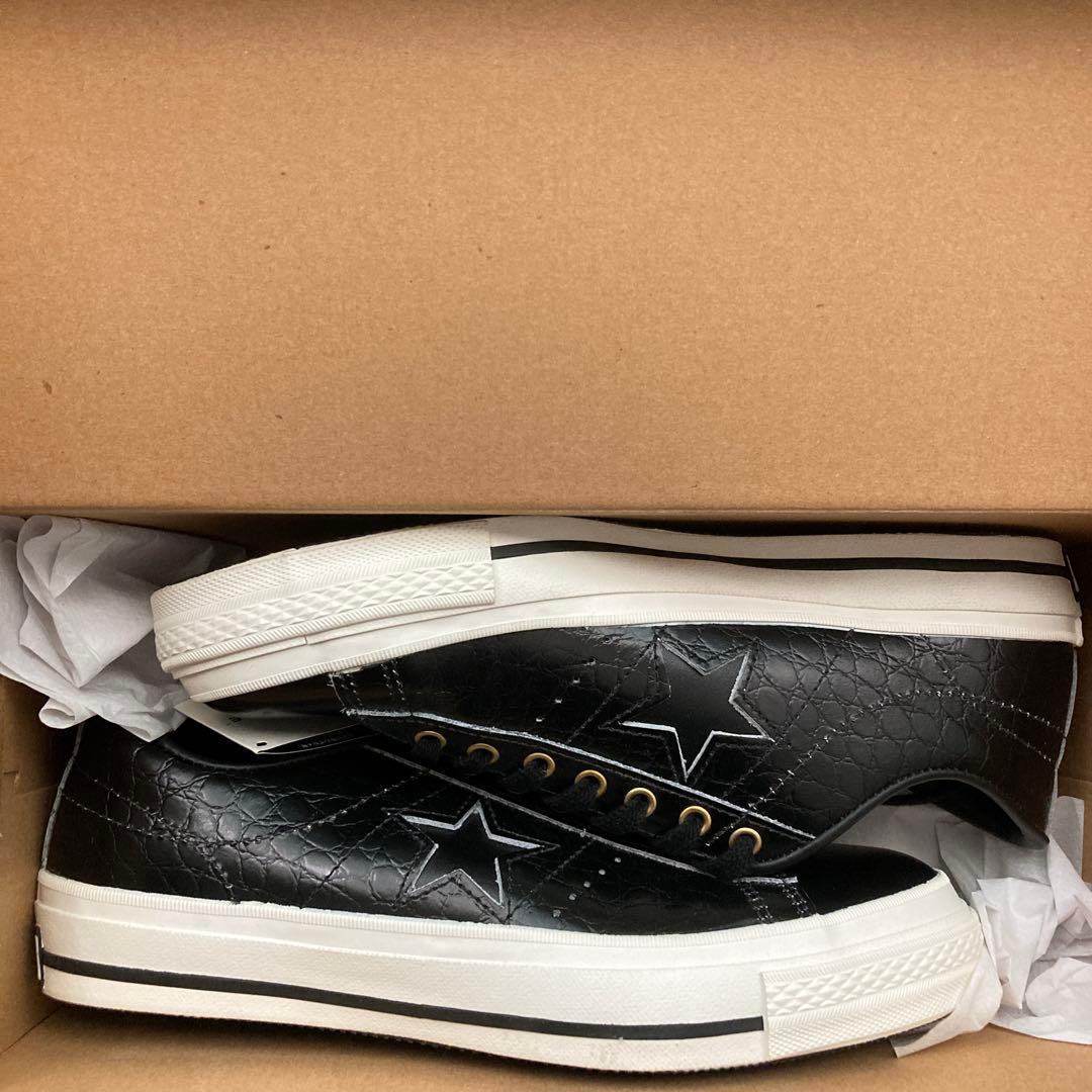 コンバース ワンスター OX ブラック 26cm