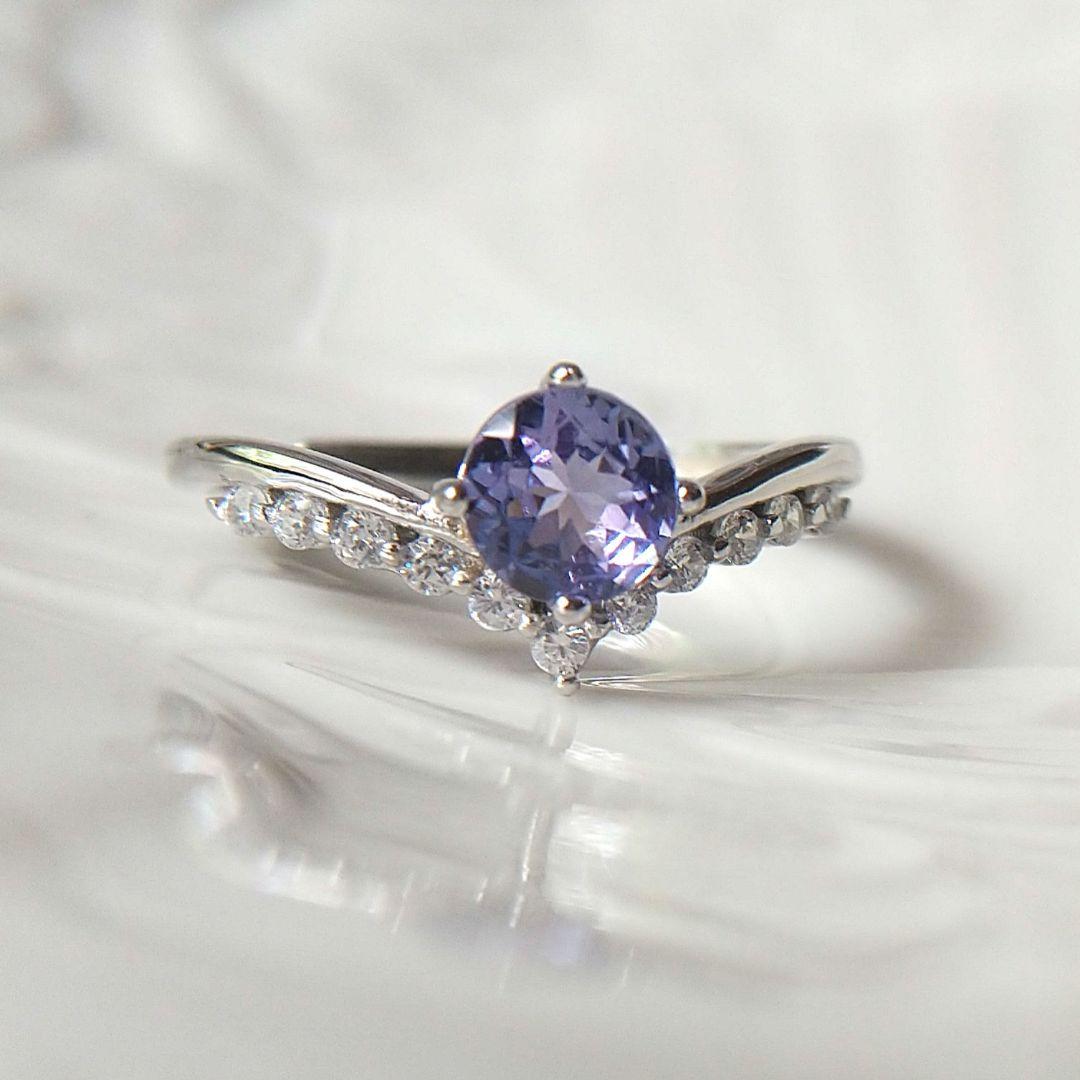 0.58ct タンザナイト リング