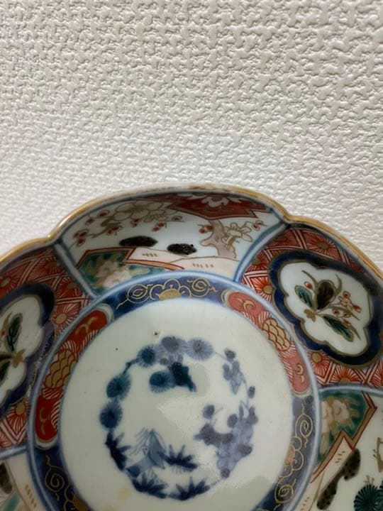 成化年製　松竹梅　蘭　蛸唐草　金彩