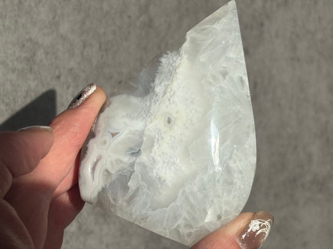 《ピンクドゥルージー ＊アゲートジオード×トーチ》