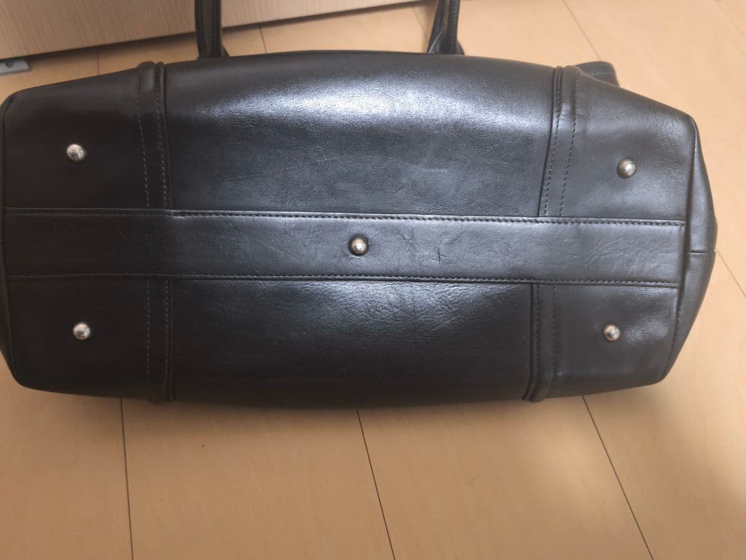 ファイブウッズ　PLATEAU　ウィークエンドトート 　ネイビー　レザー　L