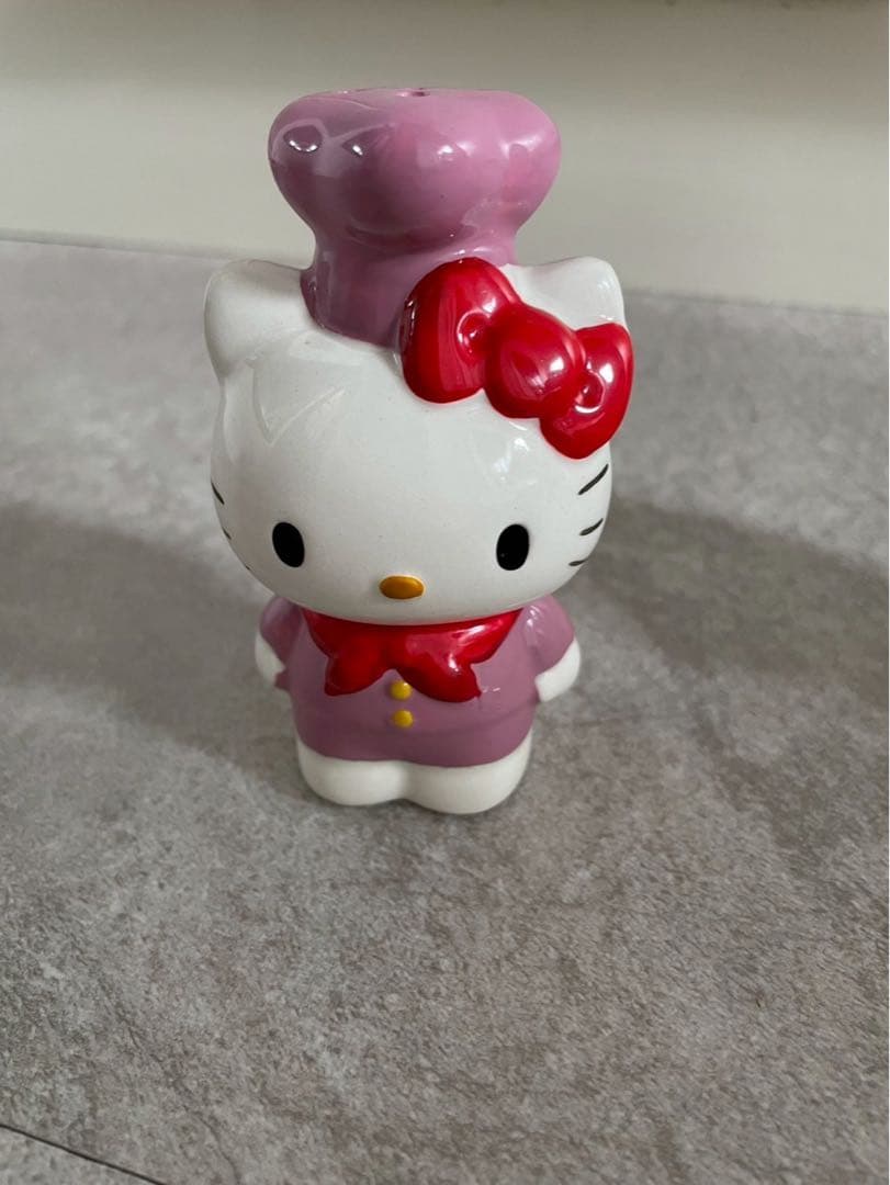 希少品★ハローキティ 調味料入れセット 陶器製 平成レトロ