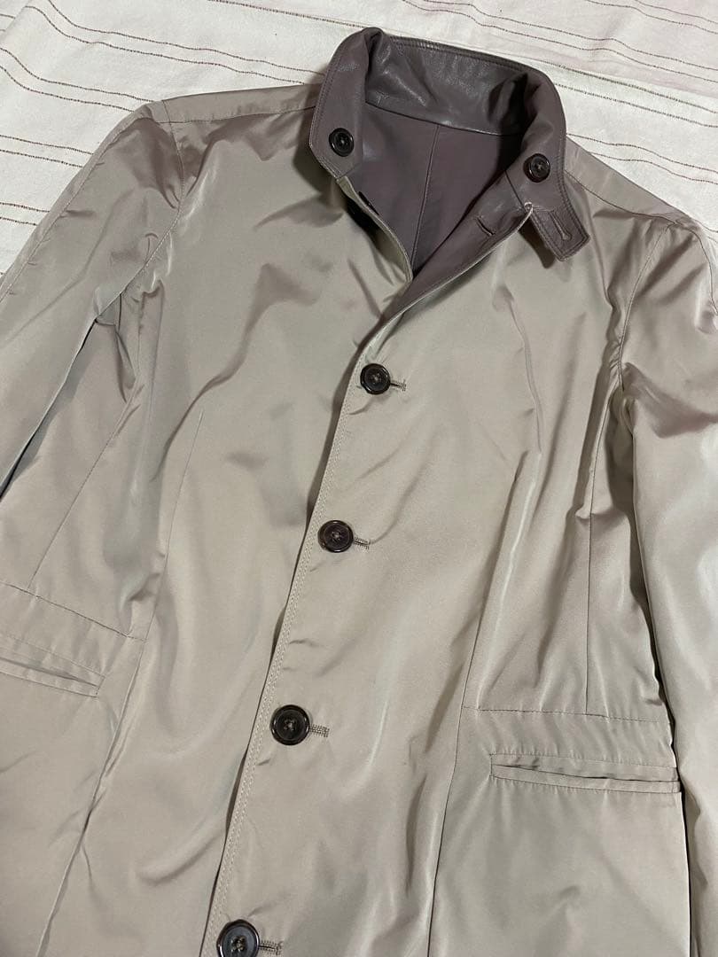 JIL SANDERジルサンダー◇イタリア製◇レディースリバーシブルレザーコート