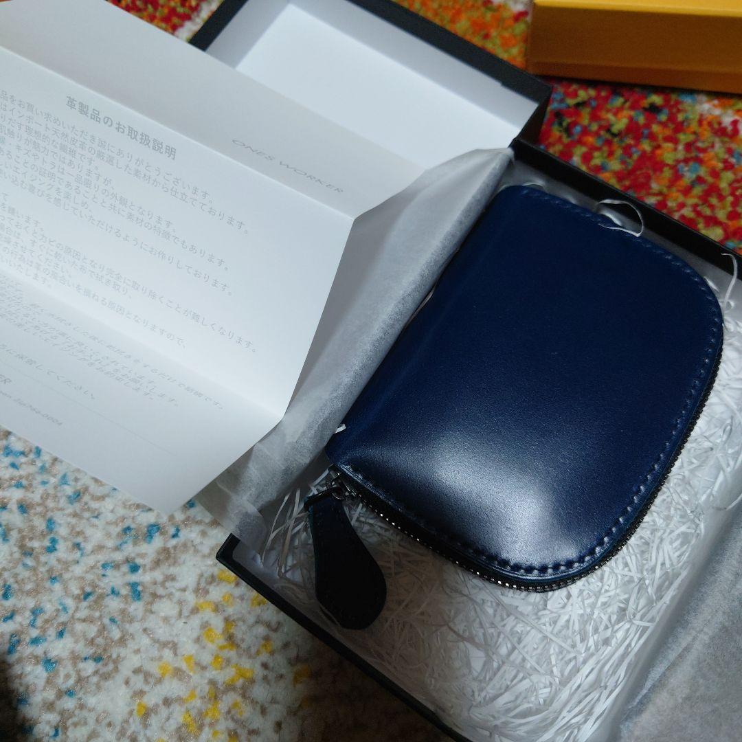 ワンズワーカー オイルグレージングコードバン財布新品