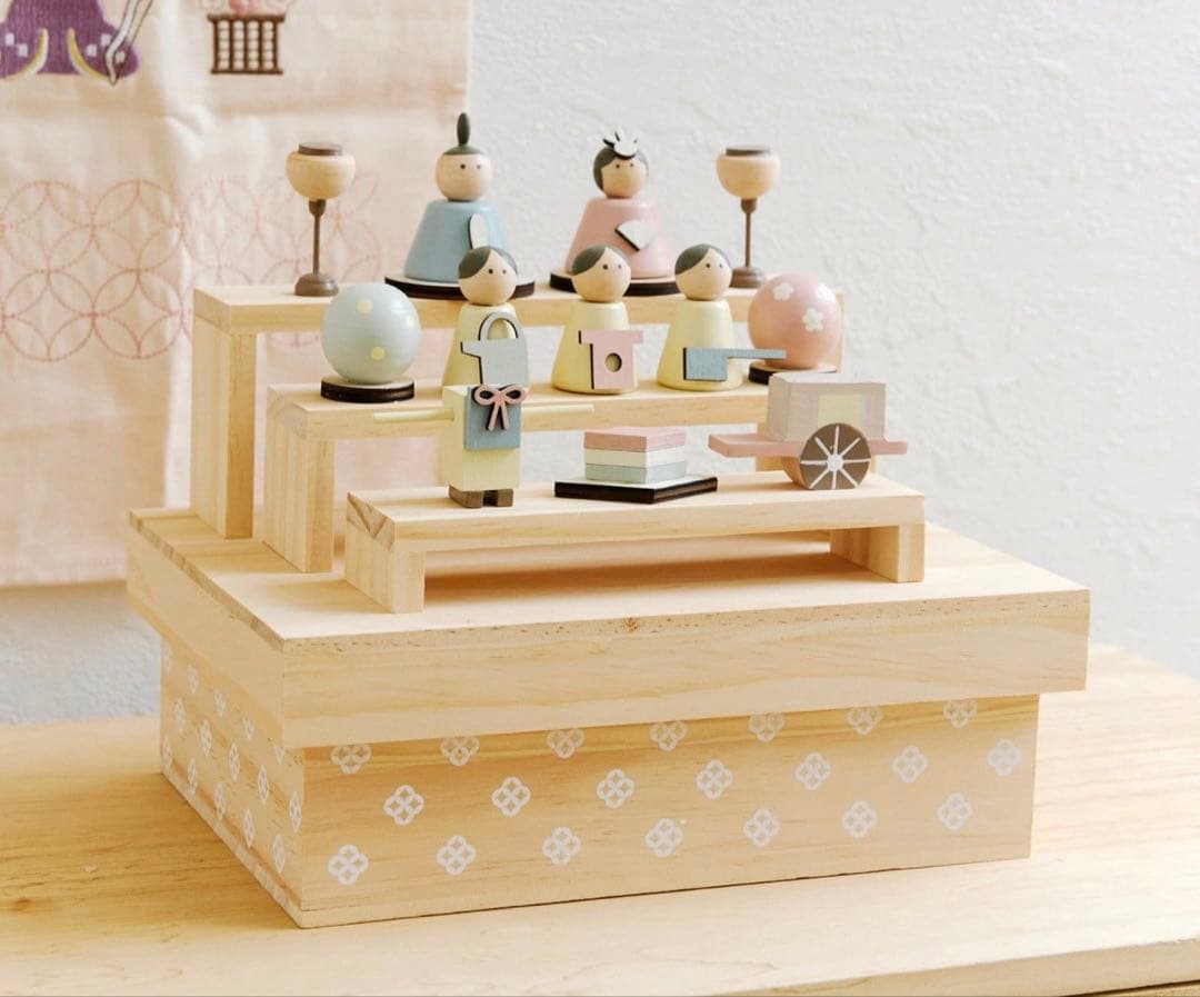 サリュ 完売品 入手困難 収納できる雛人形セット ひなまつり ひな人形