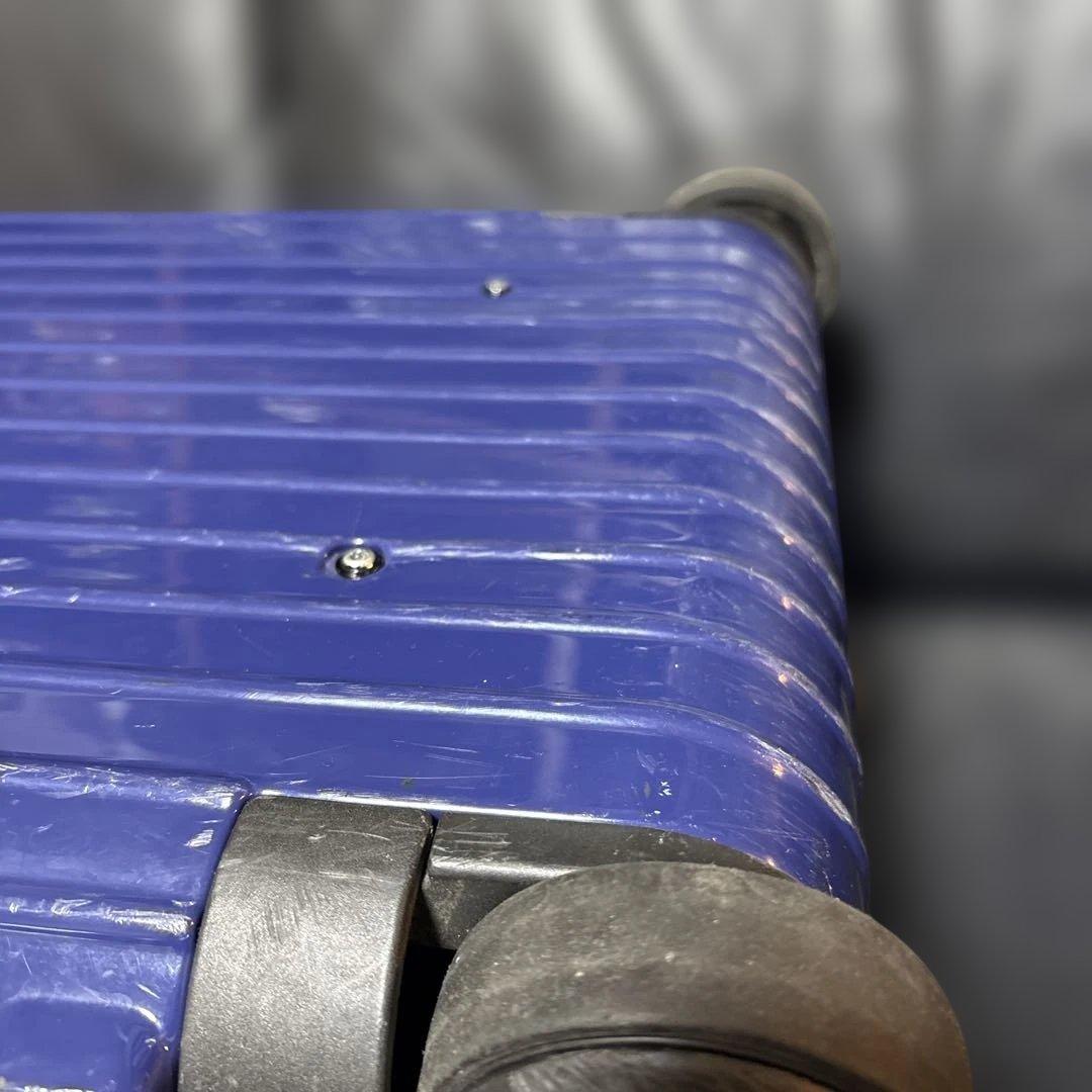 女性に！レアカラー廃盤品【ネイビー】RIMOWAリモワサルサ　機内持込可　補強済