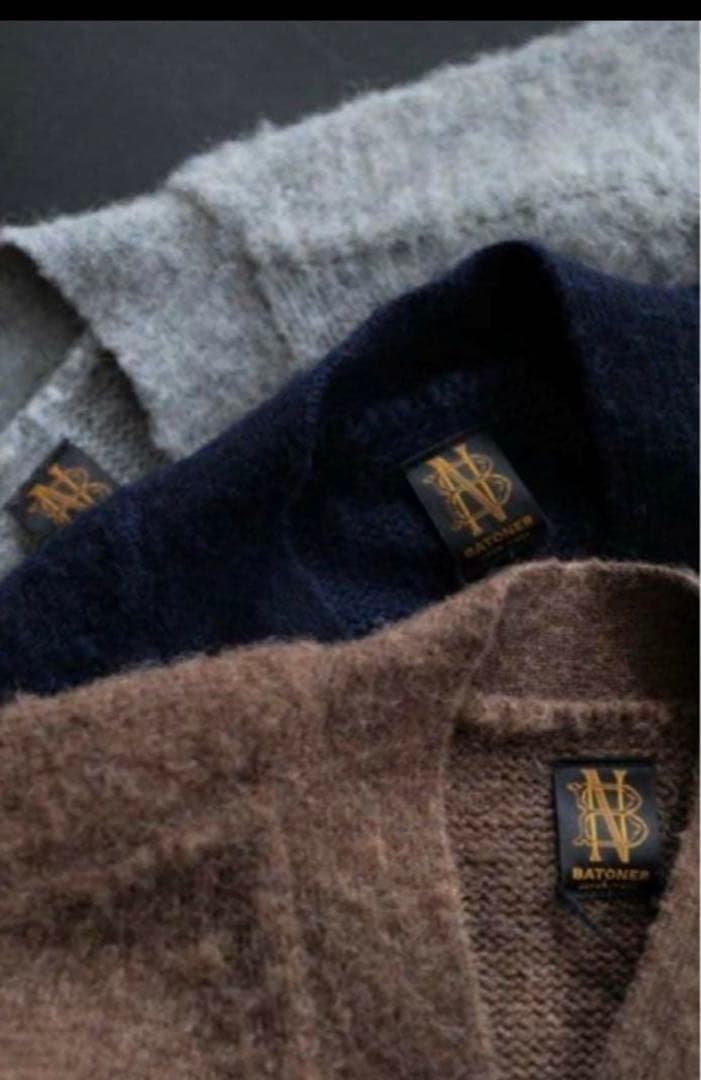 BATONER ブラウン キャメル100%