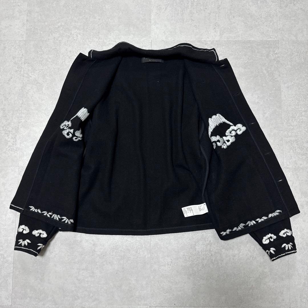 【即完】F-LAGSTUF-F ウールジャケット 虎 富士山 刺繍 スカジャン