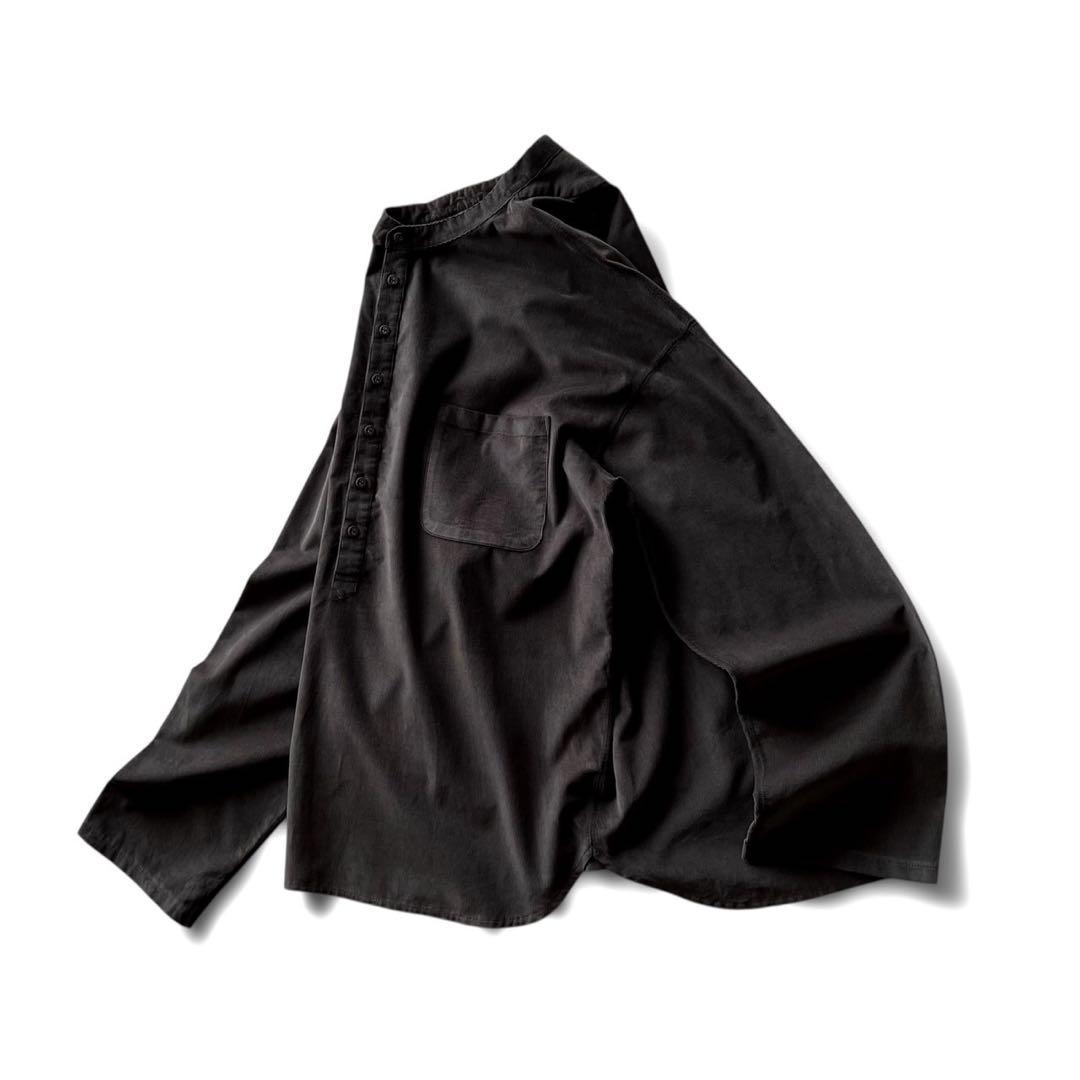 【美品】EEL Products/イール プロダクツ/チャコールヘンリー/ L