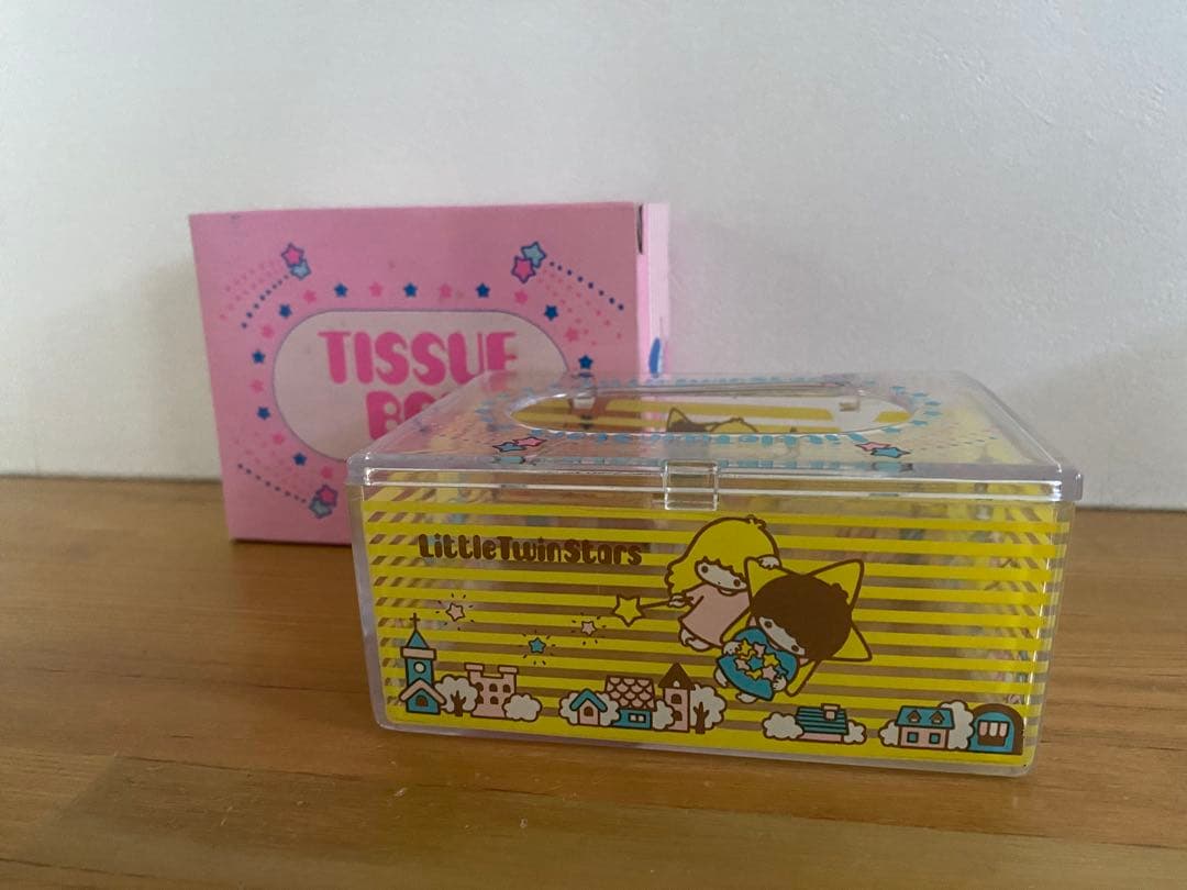 レトロ サンリオ キキララ ティッシュケース ティッシュボックス 1976年製