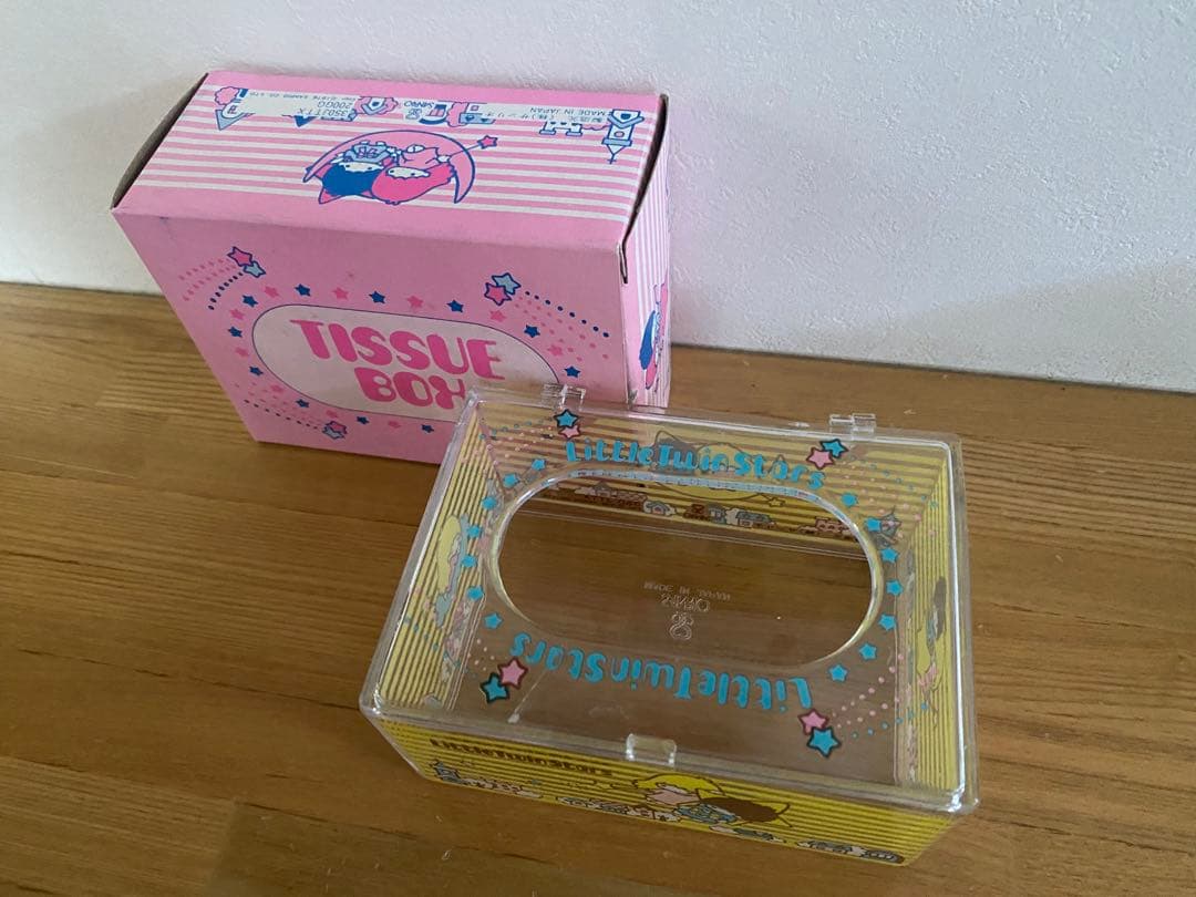 レトロ サンリオ キキララ ティッシュケース ティッシュボックス 1976年製