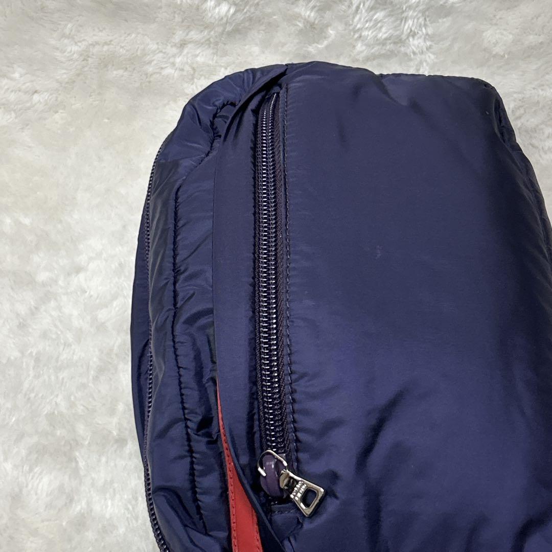 PRADA SPORTS プラダスポーツ ナイロンポーチ パープル ゴルフ小物