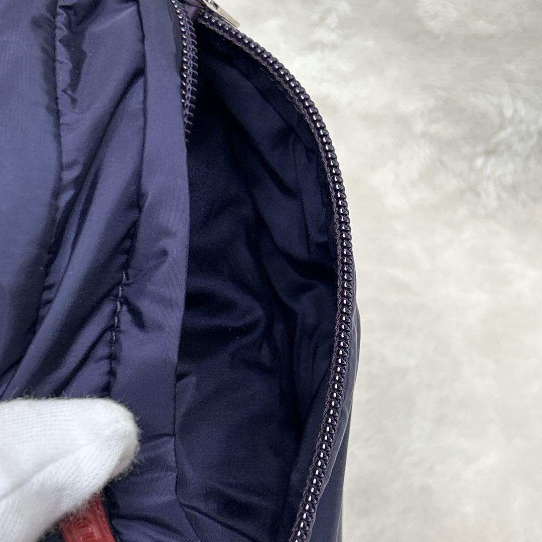 PRADA SPORTS プラダスポーツ ナイロンポーチ パープル ゴルフ小物