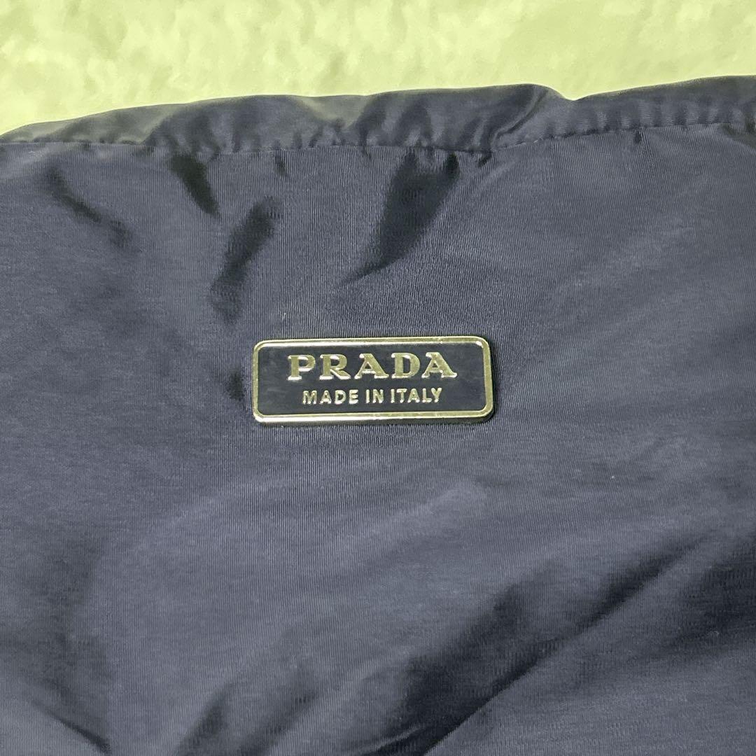 PRADA SPORTS プラダスポーツ ナイロンポーチ パープル ゴルフ小物