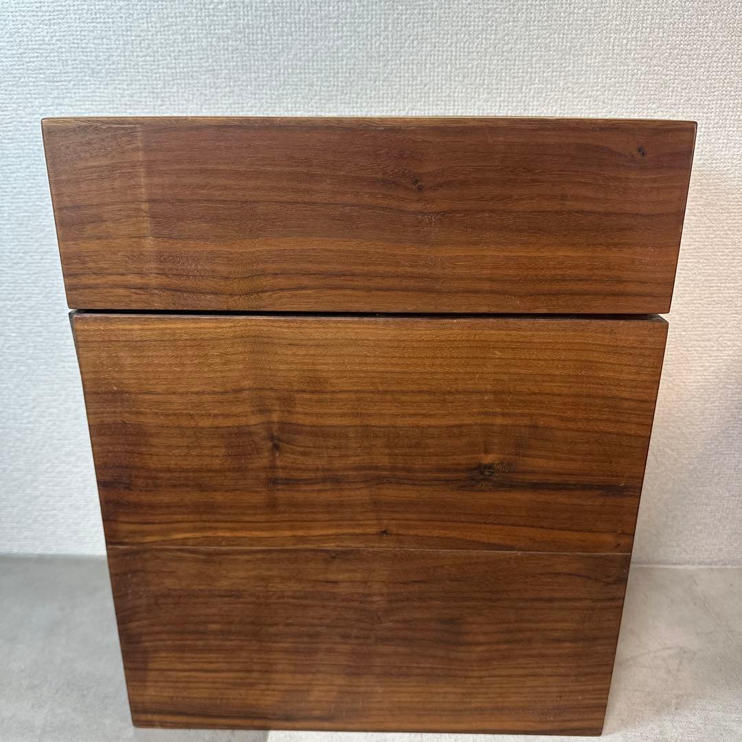 アンティーク ゴミ箱 ダストボックス 木製 機能性 インテリア