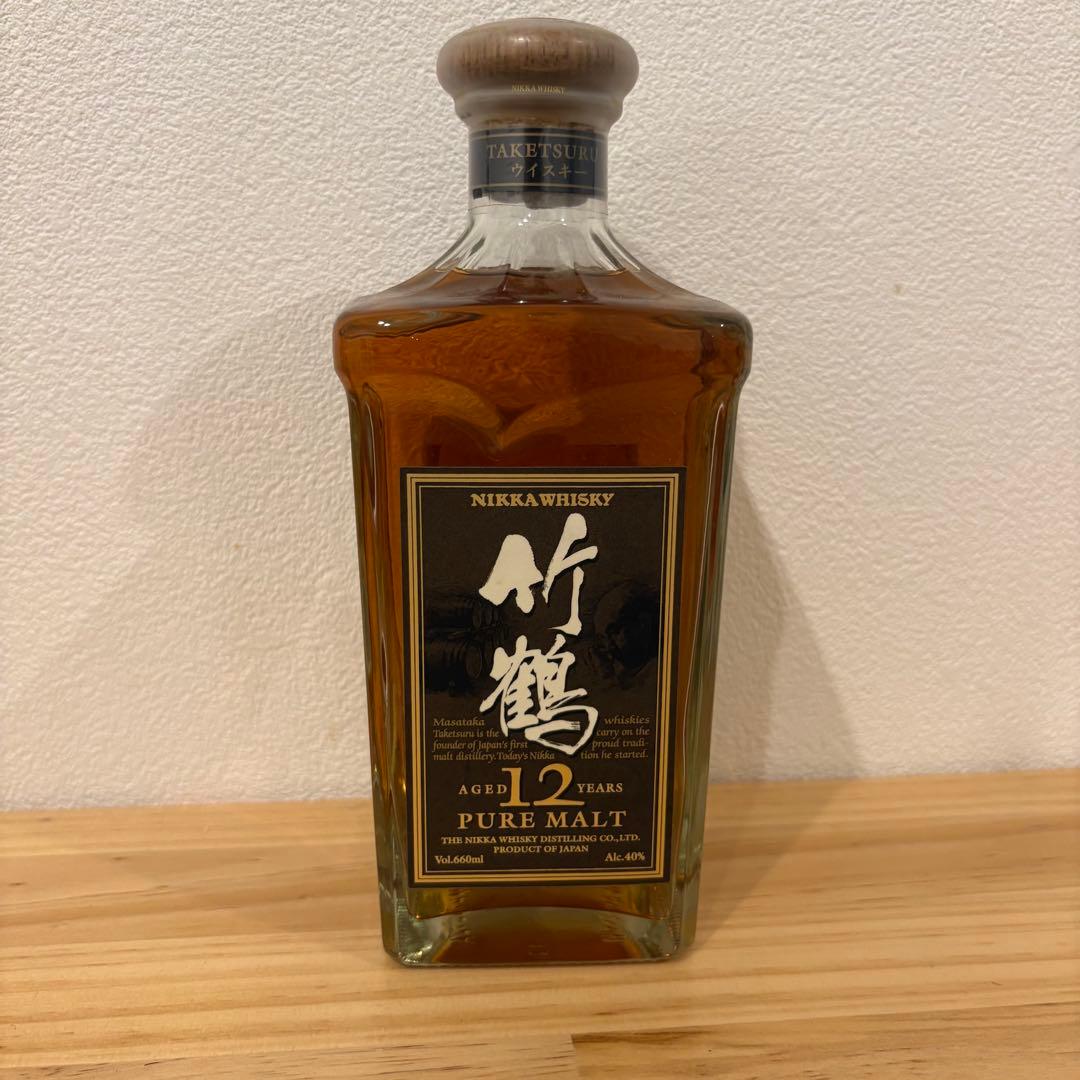 竹鶴12年 竹鶴 ピュアモルト ニッカウイスキー レトロ 旧 660ml