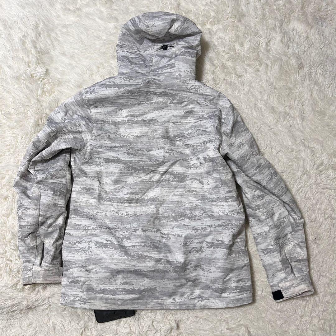 【美品】ARBN エアボーン スキーウェア 上下 シンプル ホワイト Ｌ