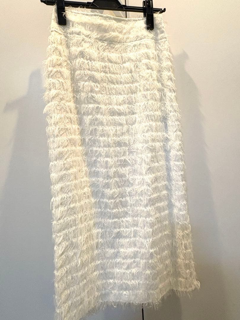 Gypsohila GPS-331 Feather Skirt ホワイト