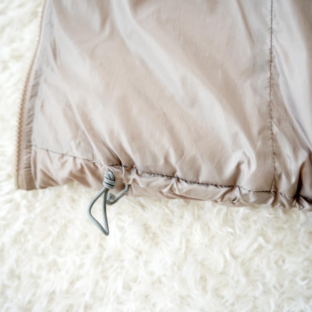 【良品】TATRAS　ダウンコート　Aラインシルエット　Sサイズ　グレージュ