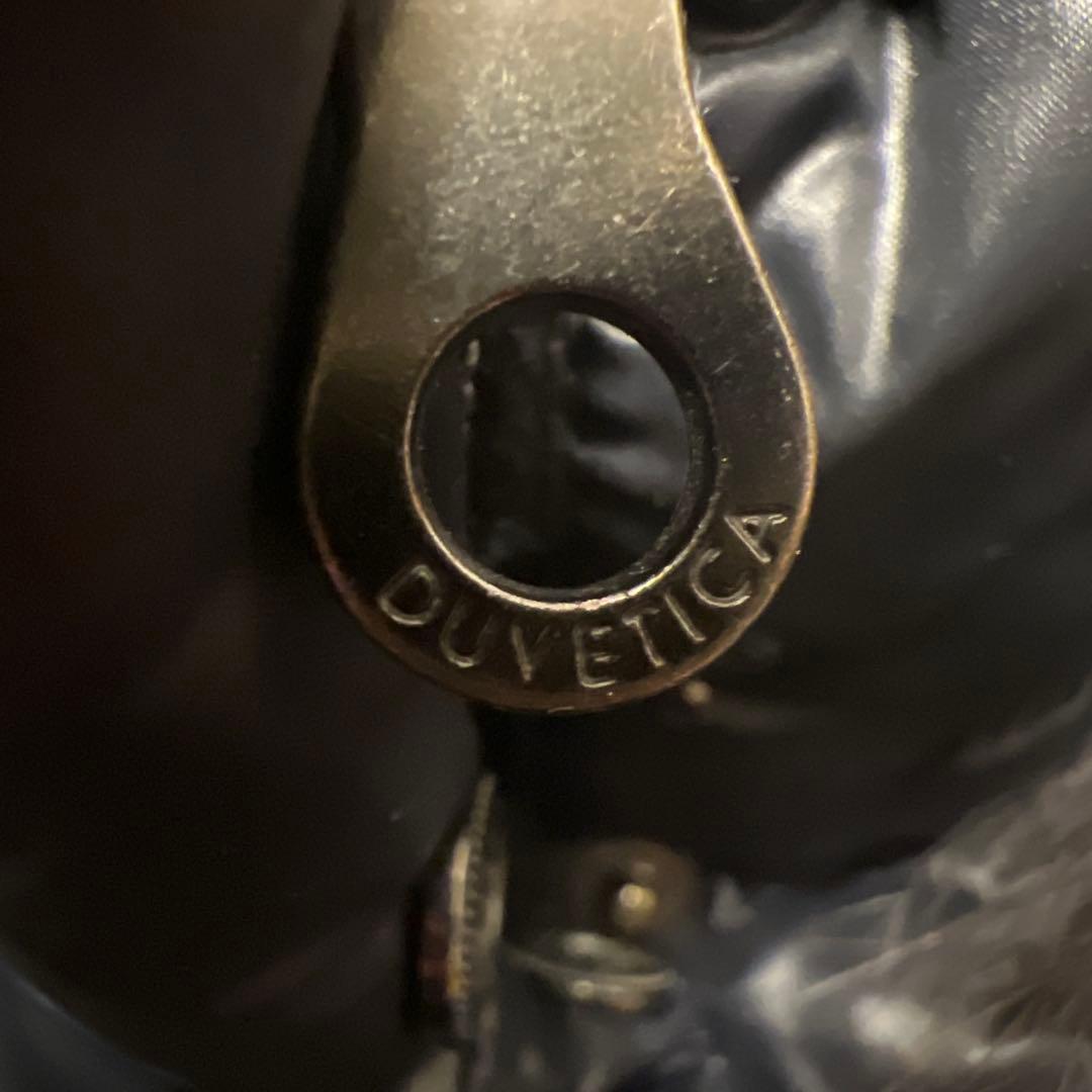 美品　デュベティカ DENEB ダウンコート40 黒　NERO フードファー付