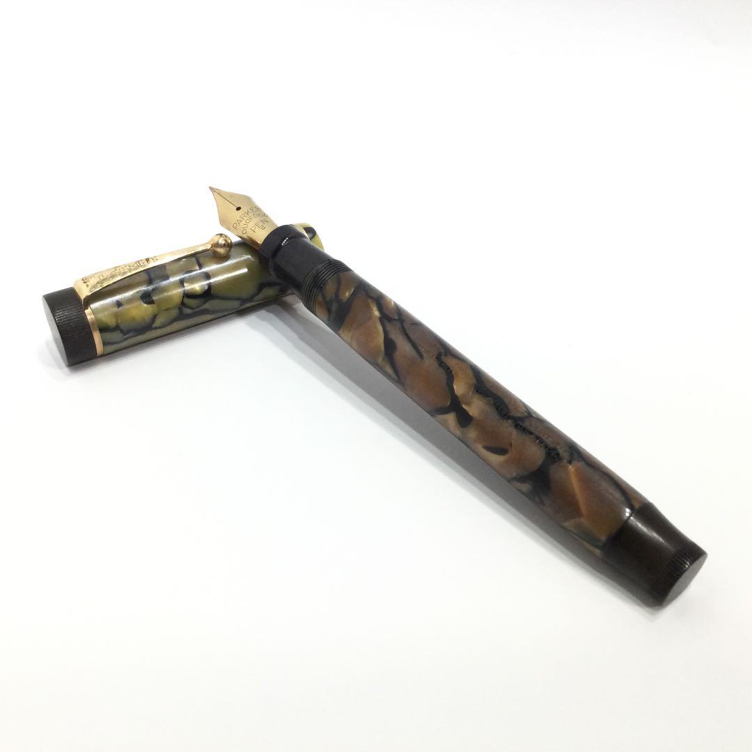 1920年代 パーカー 万年筆 デュオフォールド パール＆ブラック