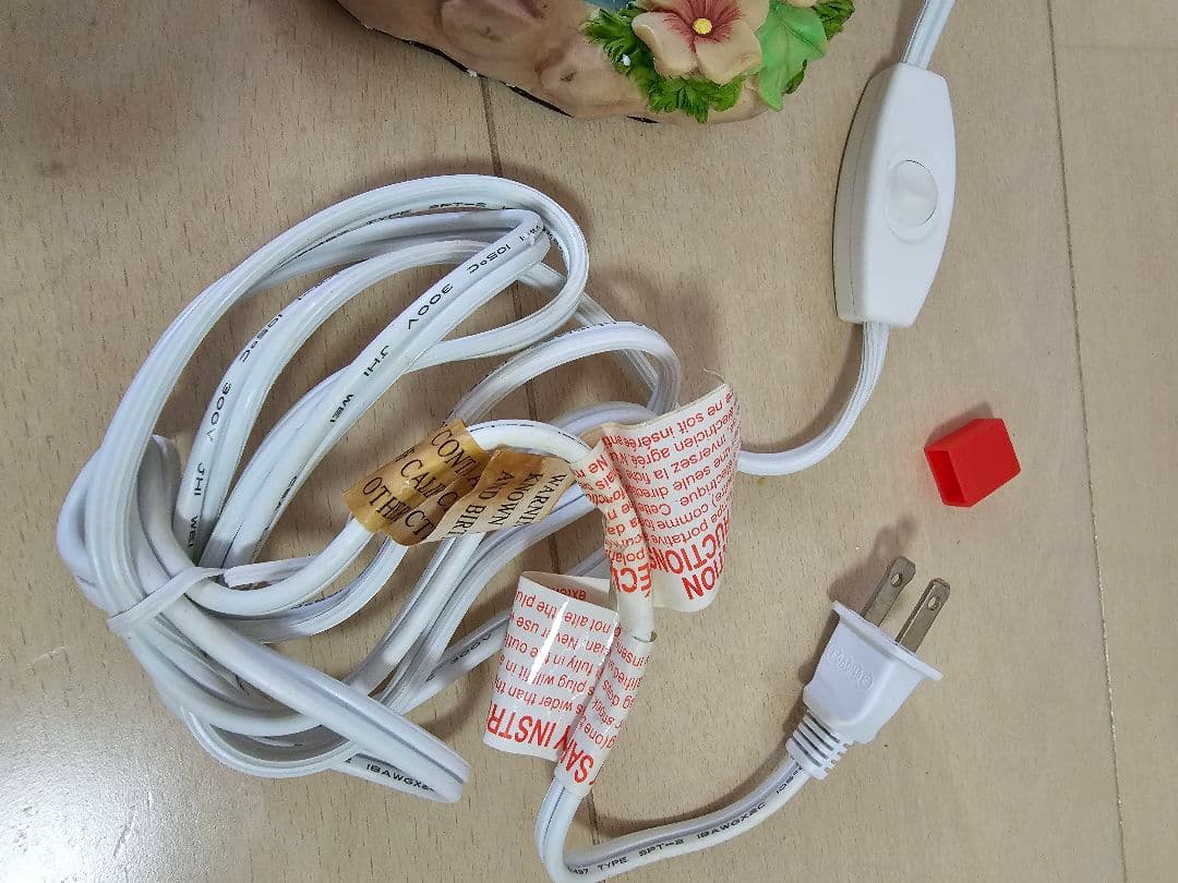 ティンカーベル　ランプ　ライト　ディズニー　置物　フラワー　花　レア　フェアリー