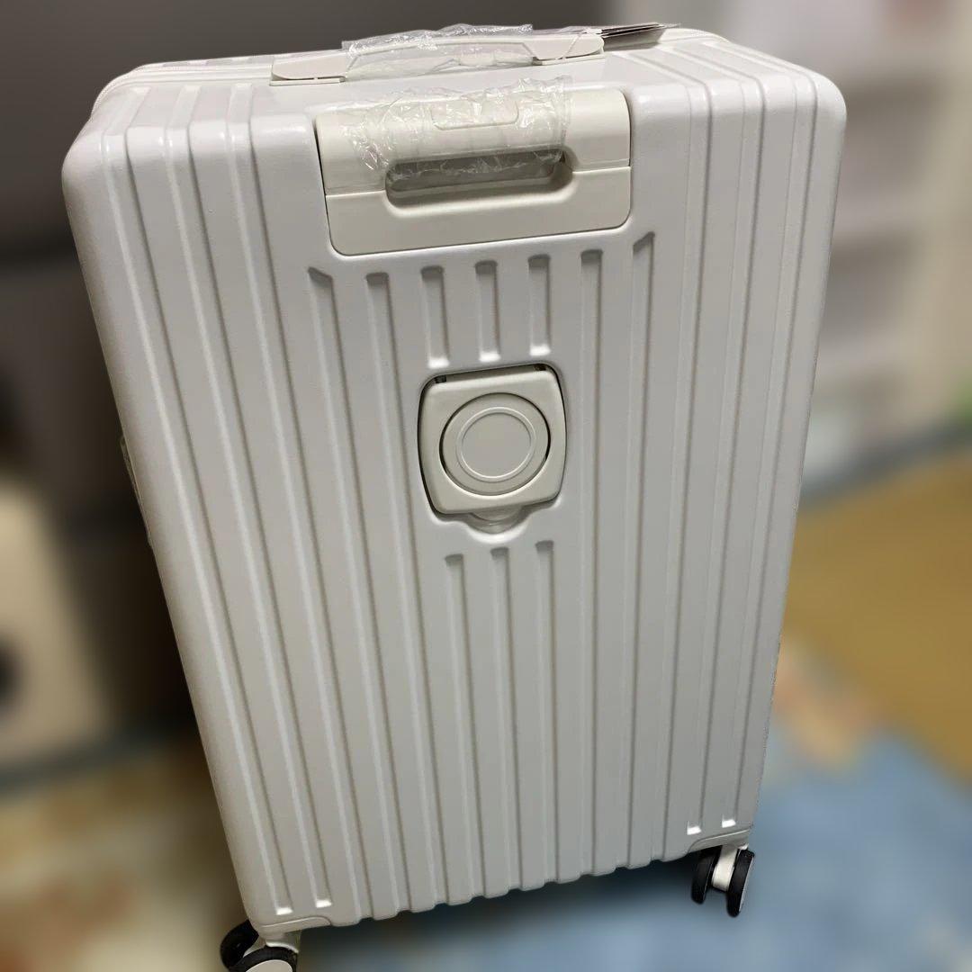 スーツケース キャリーケース 旅行 静音 カップホルダー付き USB充電ポート