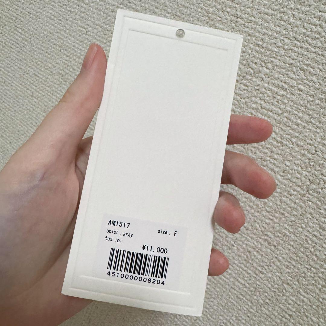 トップス ANDMARY andmary Sharon ribbon tops gray